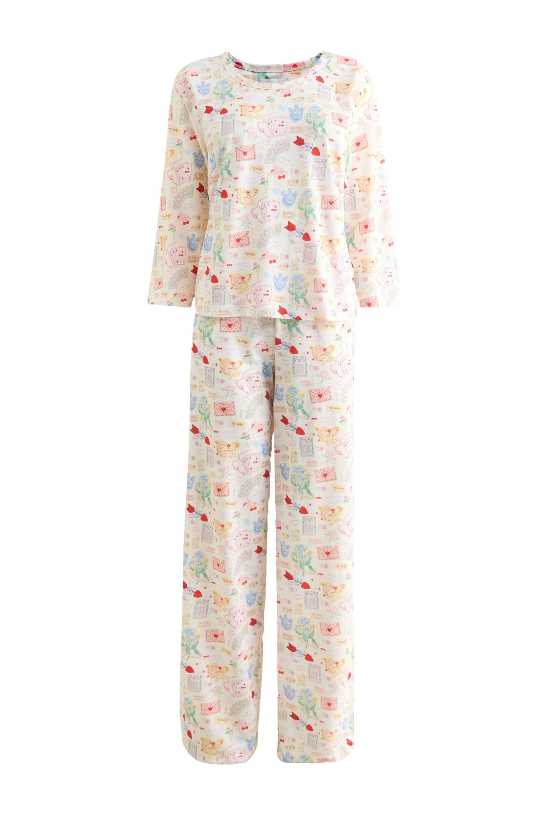 Cath Kidston Pyjama Cath Kidston Schlafanzug aus Baumwolljersey (2 tlg)
