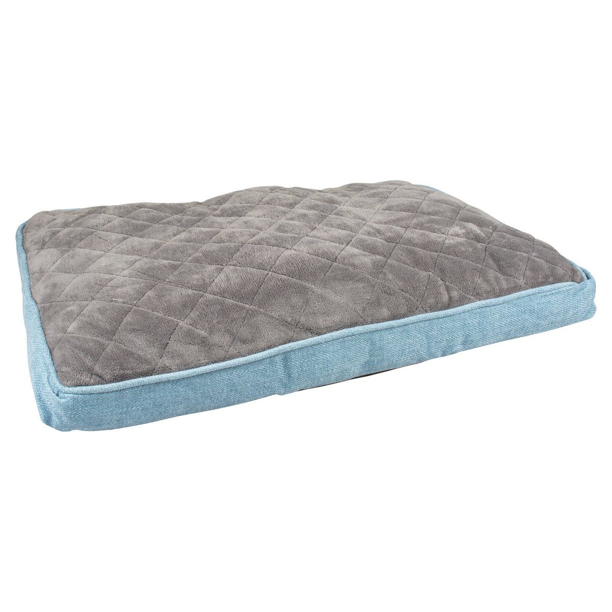 DUVO+ Tierkissen Kissen Tweed Sky rechteckig blau/schwarz für Hunde