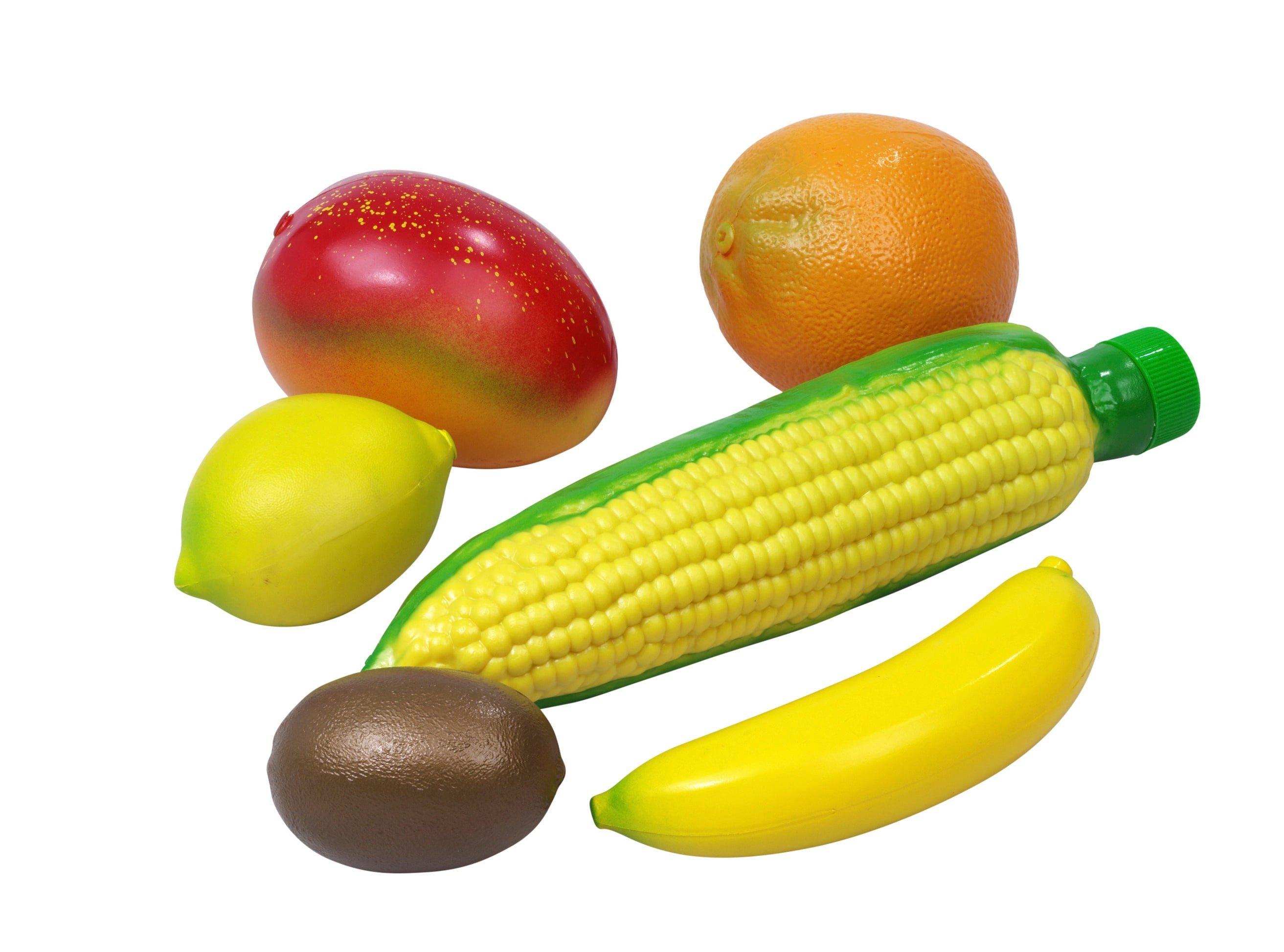 Betzold Rassel Fruit-Shaker-Set & Mais-Guiro