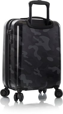 Heys Hartschalen-Trolley Black Camo, 53 cm, 4 Rollen, Hartschalen-Koffer Handgepäck-Koffer TSA Schloss Volumenerweiterung