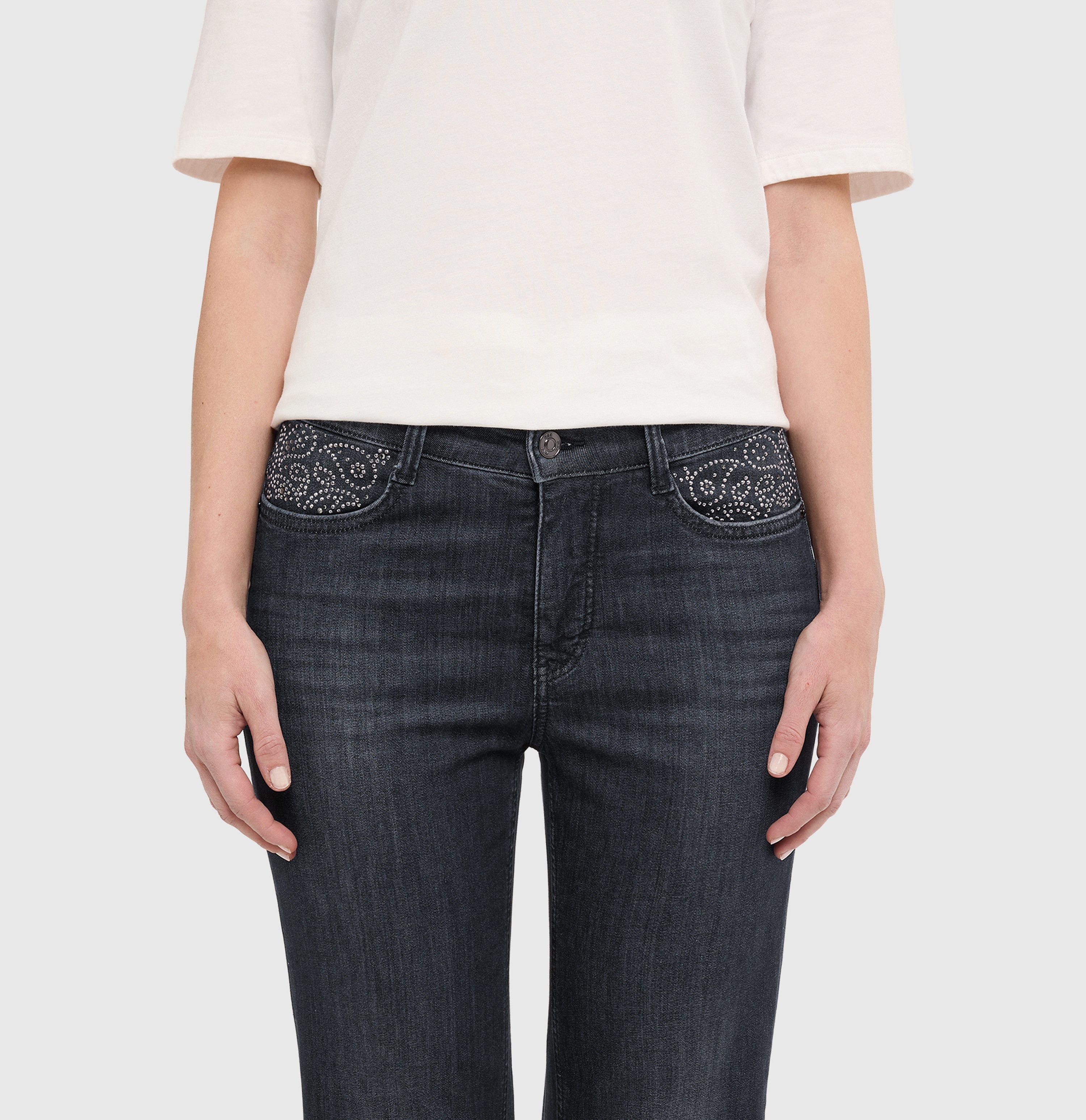 MAC Bootcut-Jeans Verzierung an den Vordertaschen – Bild 3 von 5