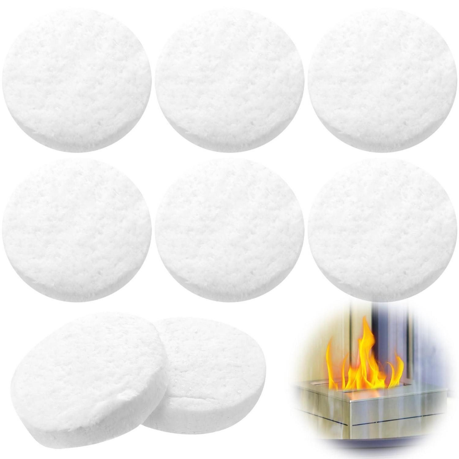 LuxusKollektion Tischfeuer Keramikschwamm 6er Set für Bioethanol Kamin (6-St)