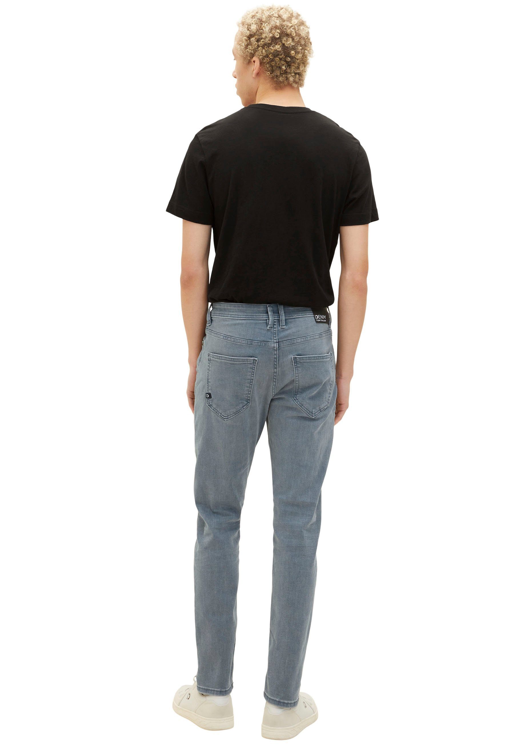 TOM TAILOR Denim Slim-fit-Jeans mit Logo-Badge günstig online kaufen
