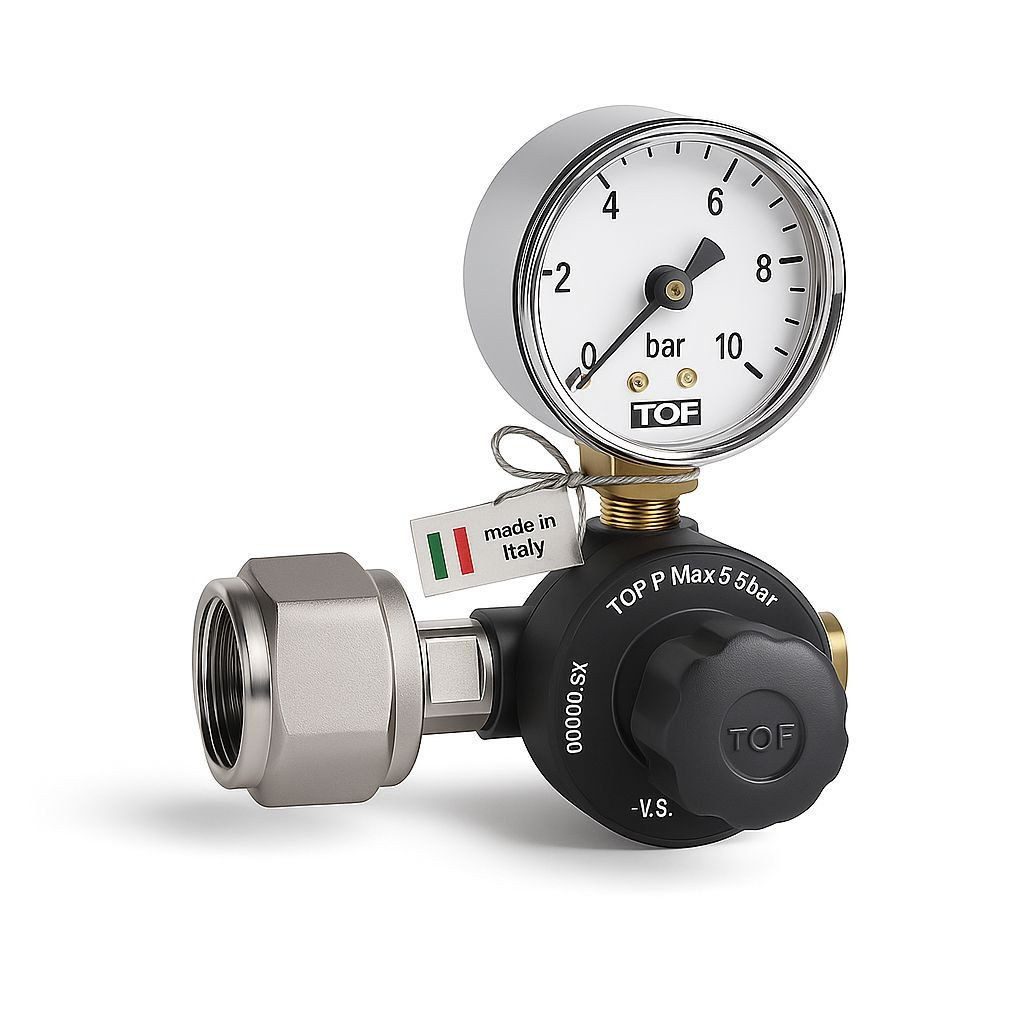 Neues Wasser Druckminderer CO₂ Manometer EU