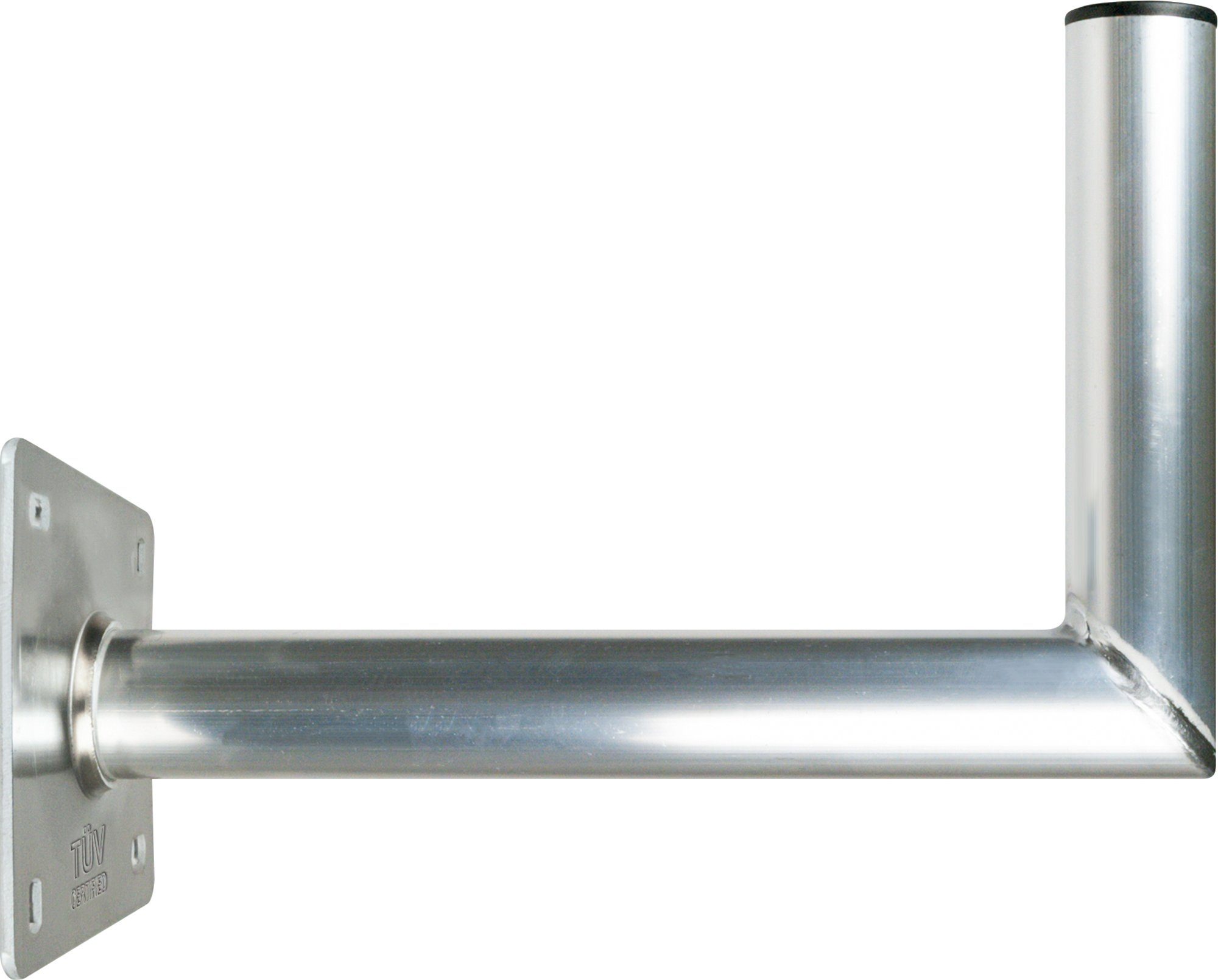 Schwaiger SAT-Halterung 715149, (bis 0 Zoll, Wandabstand 35cm, Durchmesser 48mm, silber)