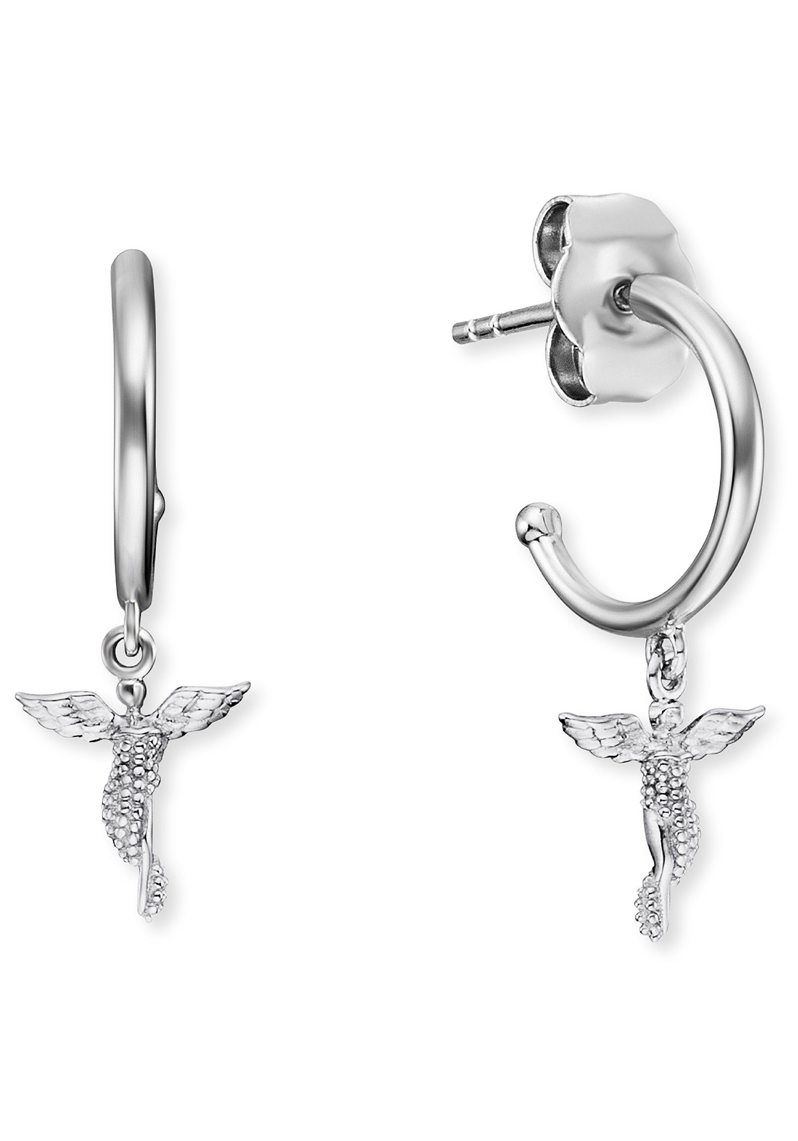 Engelsrufer Paar Серьги-кольца Engel, ERE-LILANGEL-G-CR, ERE-LILANGEL-R-CR, Made in Germany