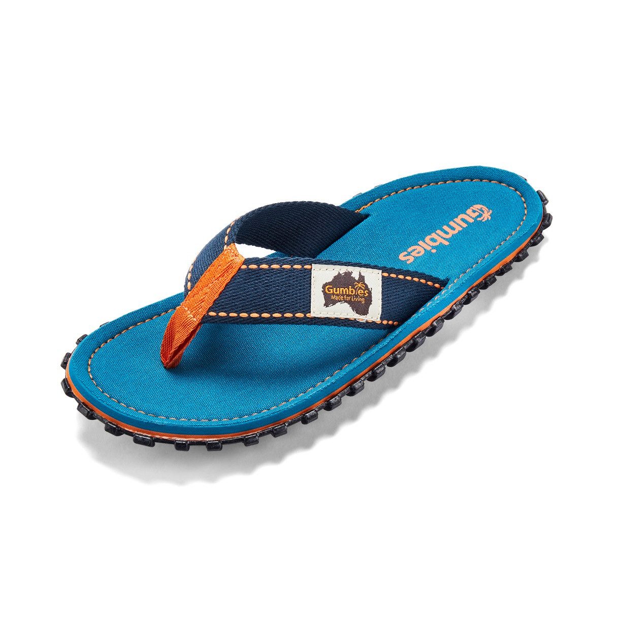 Gumbies Vegane Flip Flops - Ergonomisch geformtes Fußbett - Herren und Damen Zehentrenner Kühles & atmungsaktives Fußbett aus strapazierfähiger Canvas-Baumwolle