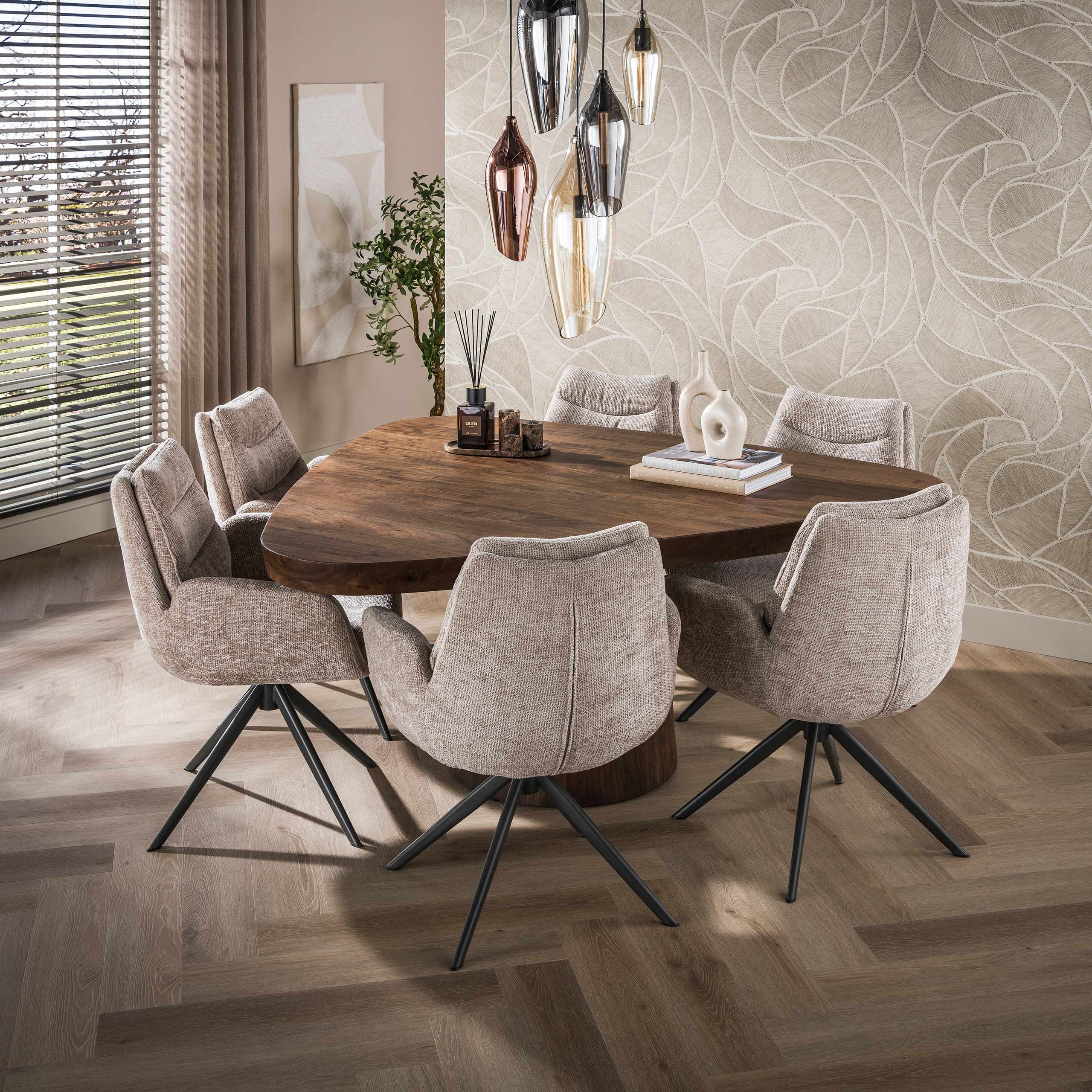 Sitheim-Europe Esstisch Arcadia triangle 165cm / Massiv Akazie braun