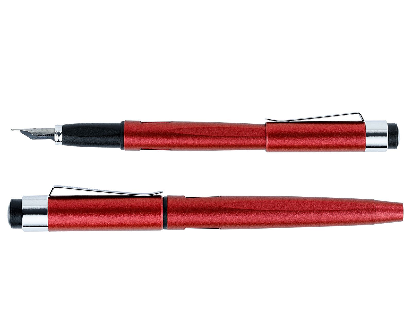 DIPLOMAT Füllhalter Füllhalter Diplomat Magnum feuerrot, Stärke M, (Füllhalter mit Patrone), MADE IN GERMANY