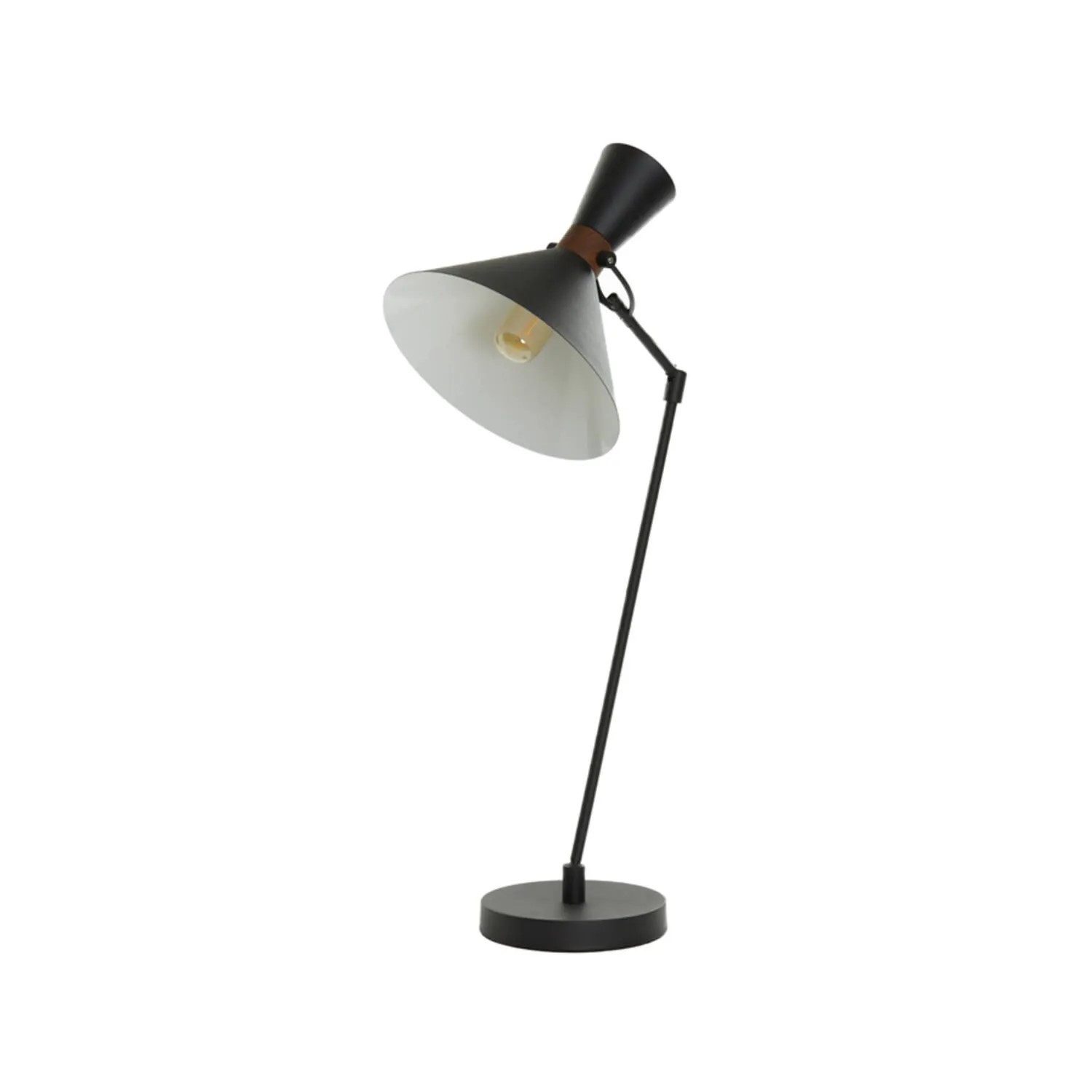 Light & Living Tischleuchte Tischleuchte HOODIES von Light & Living 47x25x93 cm Lampe matt schwarz, ohne Leuchtmittel