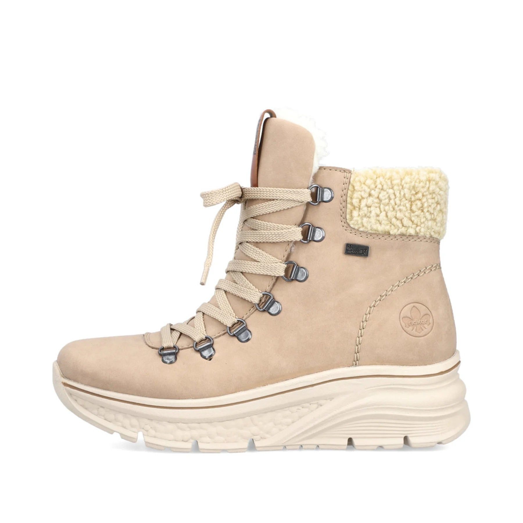 Rieker 48034-20 (Schnürstiefel mit Innenfutter und seitlichen) Winterstiefel