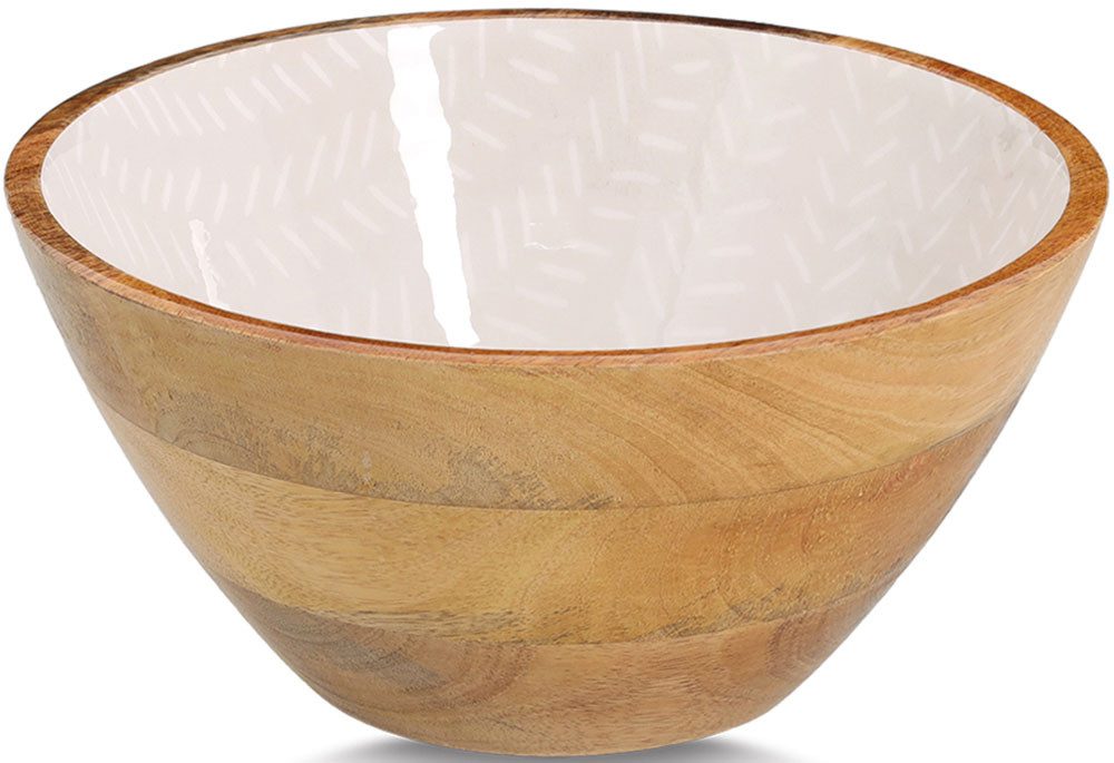 Zeller Present Schale Mangoholz, beige, Massivholz, hochwertiges natürliches Material
