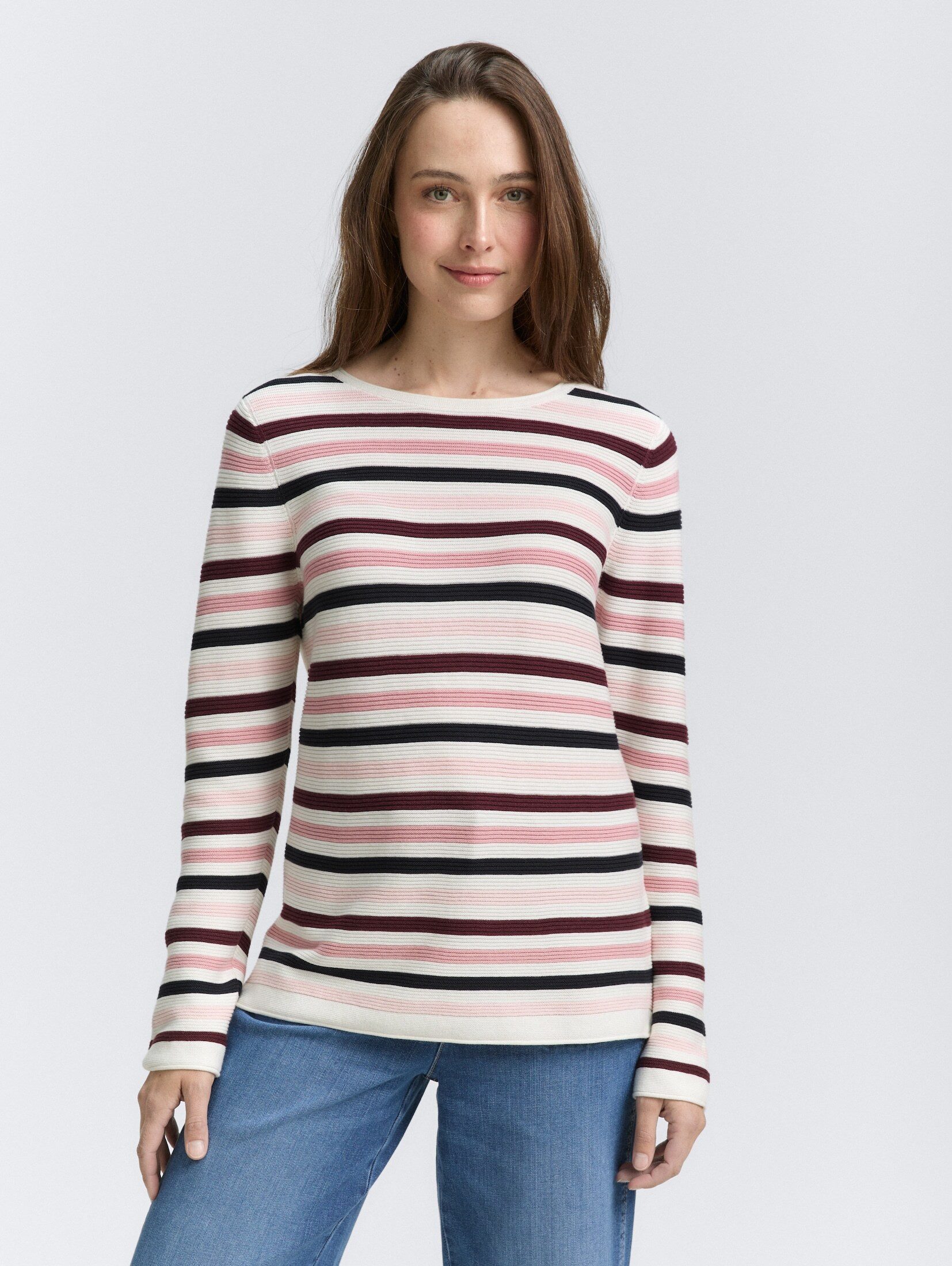 TOM TAILOR Strickpullover Strickpullover aus Bio-Baumwolle günstig online kaufen