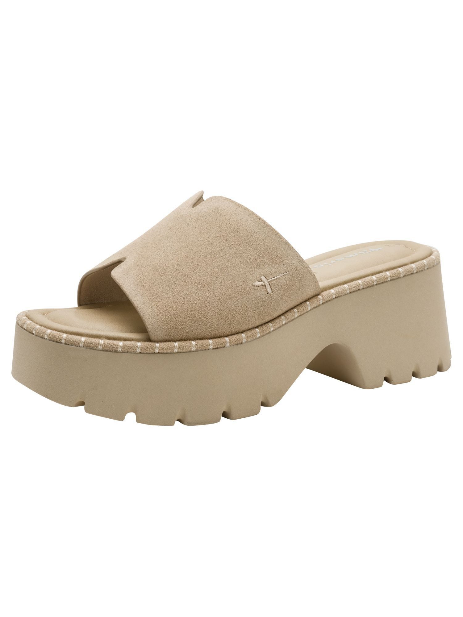 aus Leder kein Absatz 1-27235-46 Pantolette