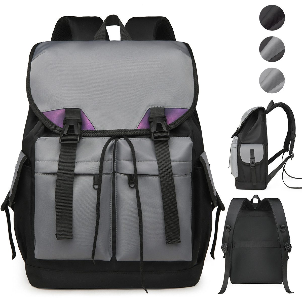 Freizeitrucksack Rucksack Damen Herren 15.6 Zoll Laptop Rucksack Wasserdicht Daypack