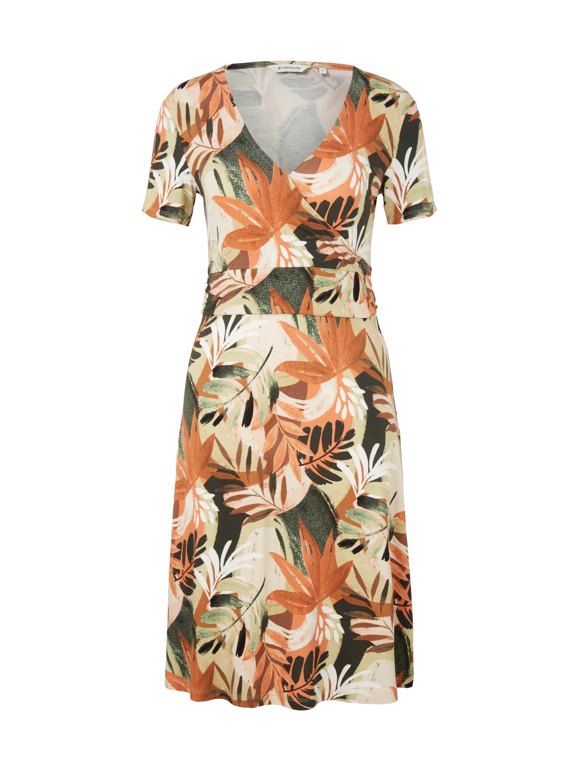 TOM TAILOR Midikleid Printed Jersey Dress