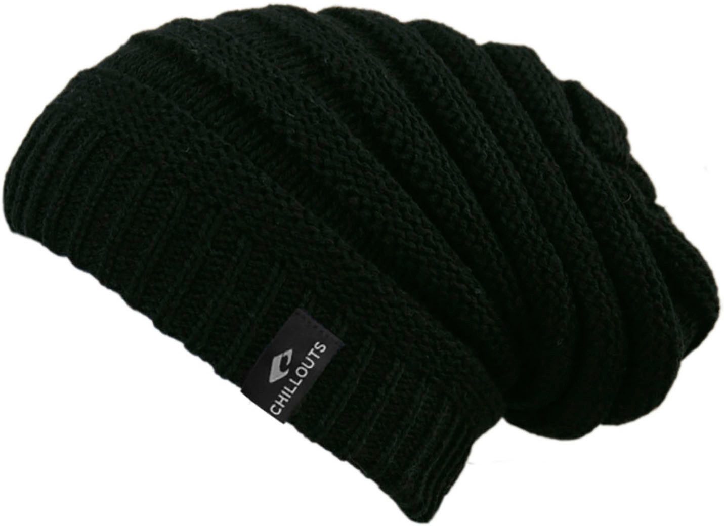 chillouts Beanie Brian Hat Modernes, geripptes Strickmuster mit Rippenbündchen