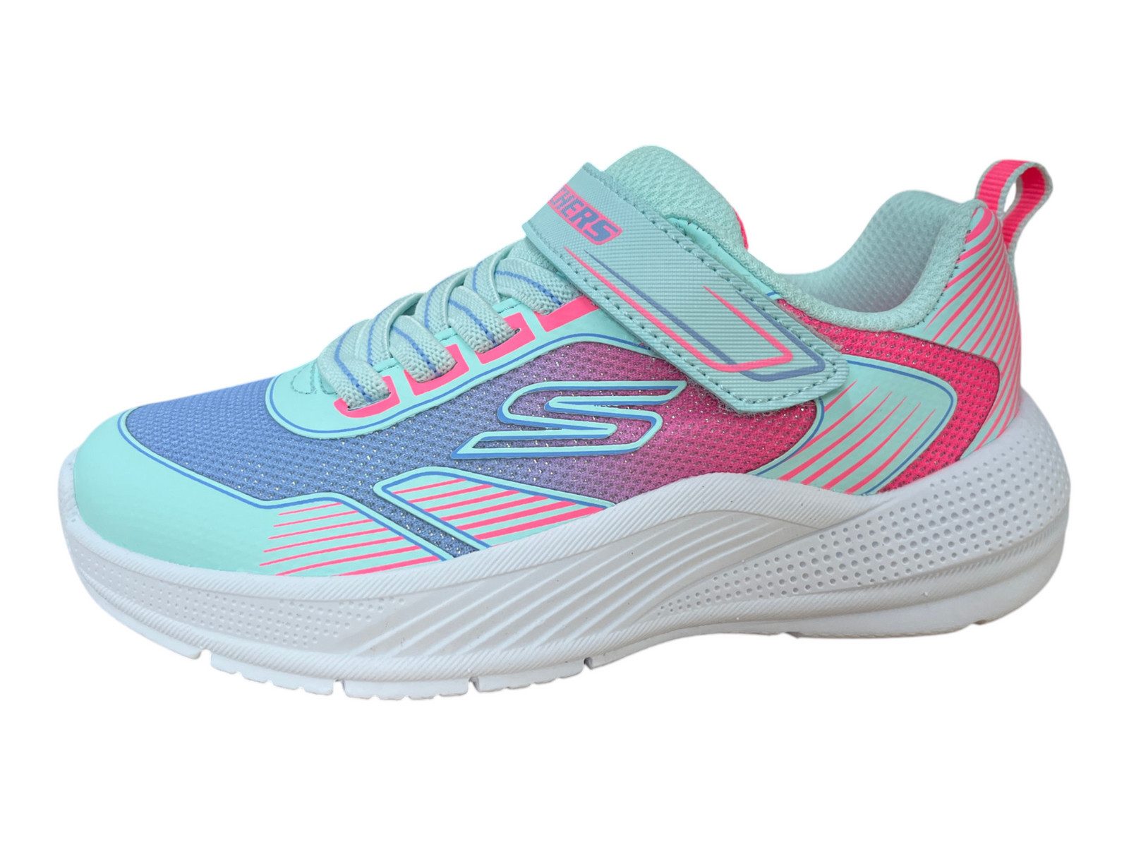 Skechers Skechers Girl Sneaker MICROSPEC ADVANCE 303657L/AQMT hellblau multi Sneaker – Bild 2 von 5