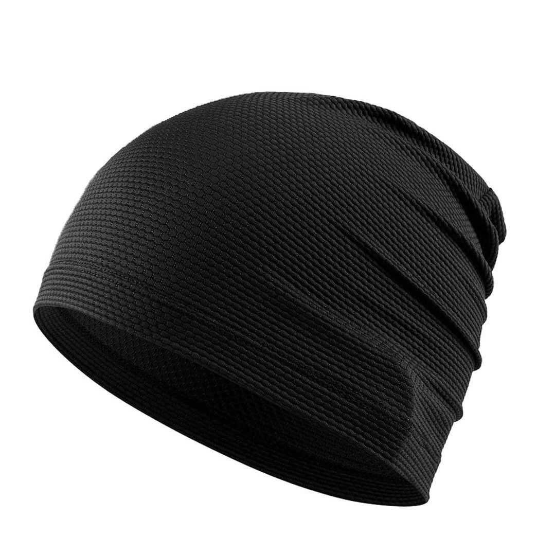 Zaewry Beanie Atmungsaktive Strickmütze, schweißabsorbierend, Sport-Kopftuchmütze, geeignet zum Laufen, Radfahren und Fitness