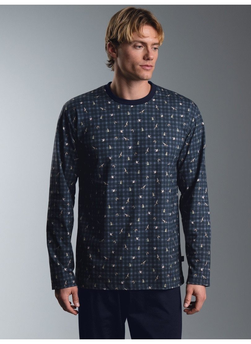 Trigema Schlafanzug TRIGEMA Pyjama Oberteil mit Entenmuster (1 tlg) – Bild 3 von 4
