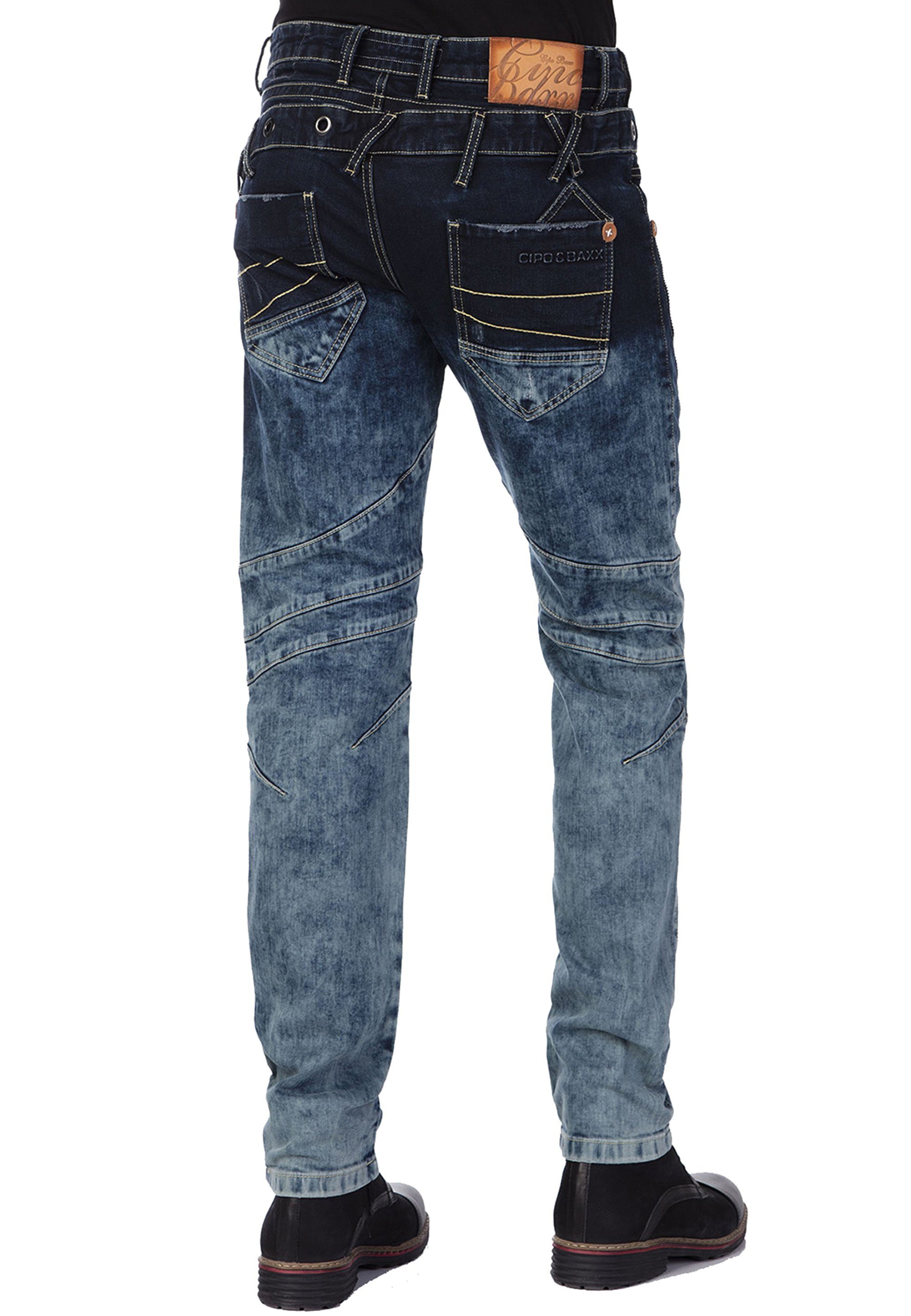 Baxx & Doppelbund Bequeme Cipo stylischem Jeans mit