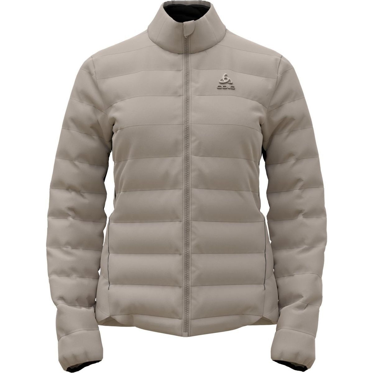 Odlo Outdoorjacke The Ascent N-thermic Recycled Down Hybrid Jacket Leichte, wasserdichte Damenjacke mit recycelter Daune, ideal für