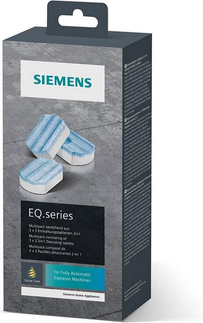 SIEMENS Kaffeevollautomat Entkalker TZ80032A (3 x 3 Entkalkungstabletten)