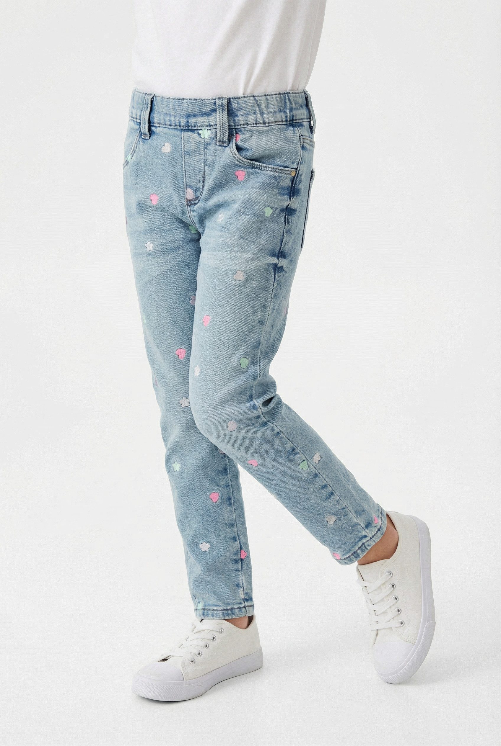 s.Oliver Junior Regular-fit-Jeans mit Print