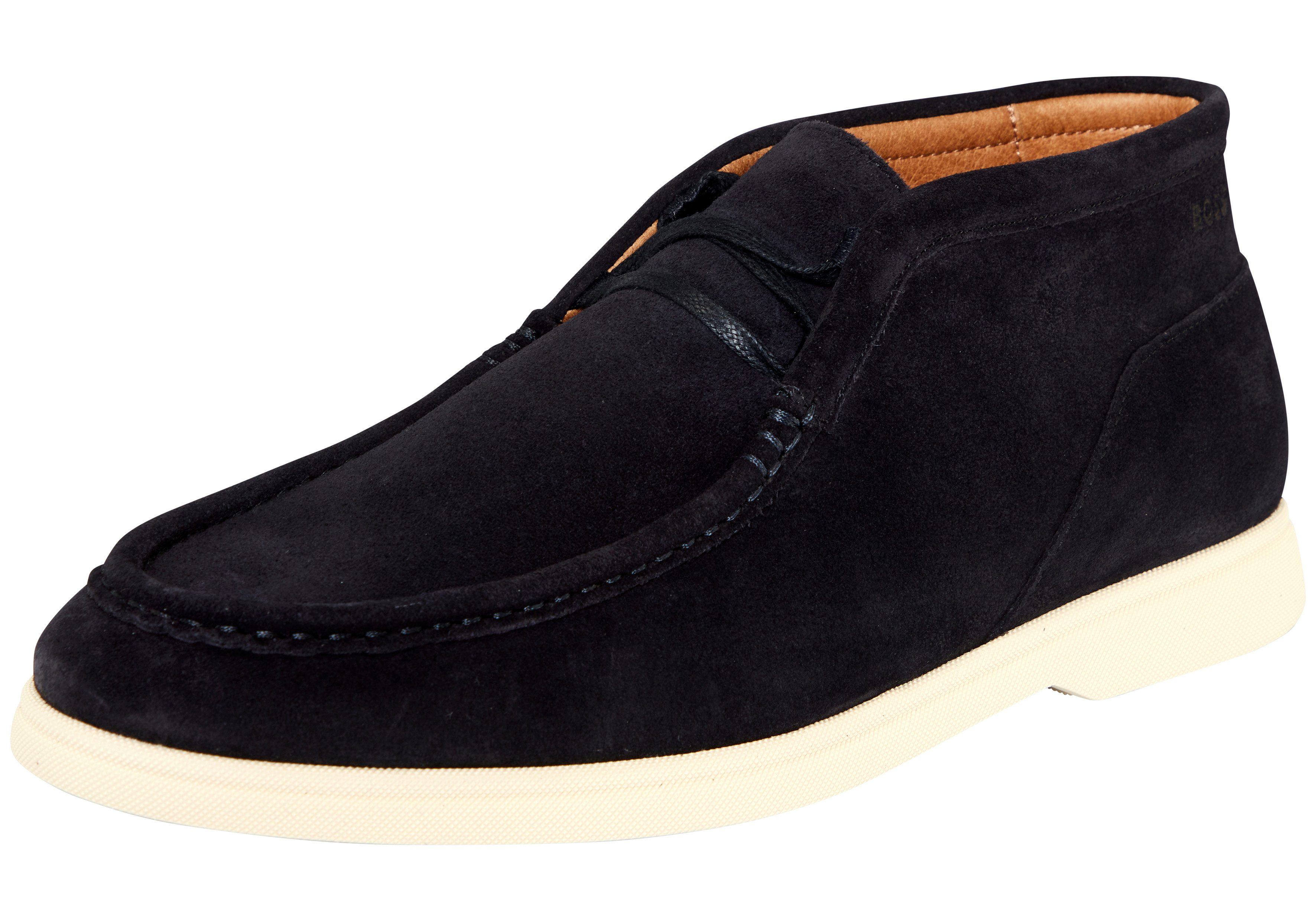BOSS Sienne Schnürboots Stiefelette, Schnürschuh mit heller Laufsohle