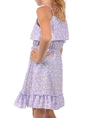 KMISSO Jerseykleid »Mädchen Kleid Spaghettiträger und Volant« (1-tlg) bequem zu tragen