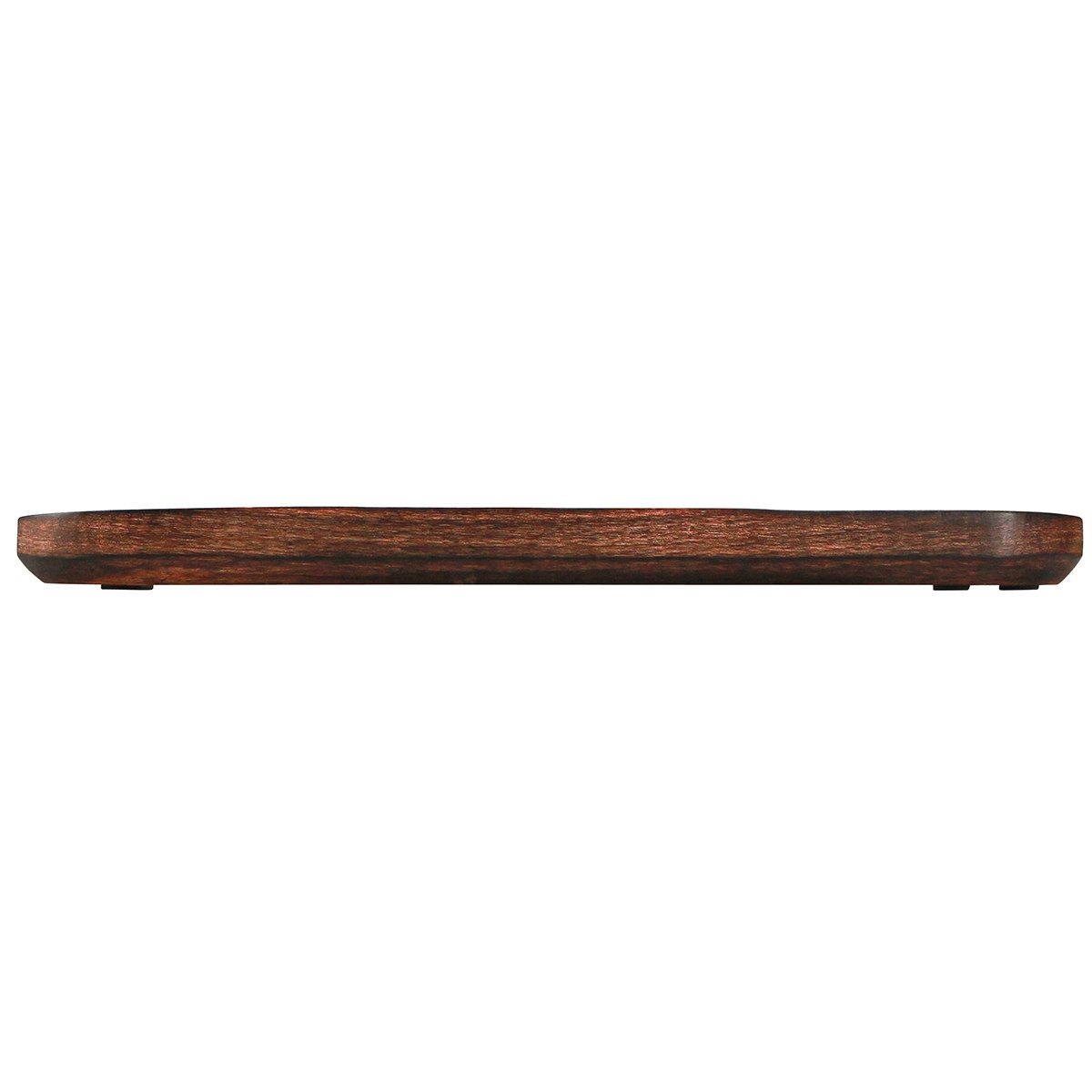 Florists Products Dekokorb Holztablett oval dunkelbraun lasiert Deko Serviertablett – Bild 4 von 4