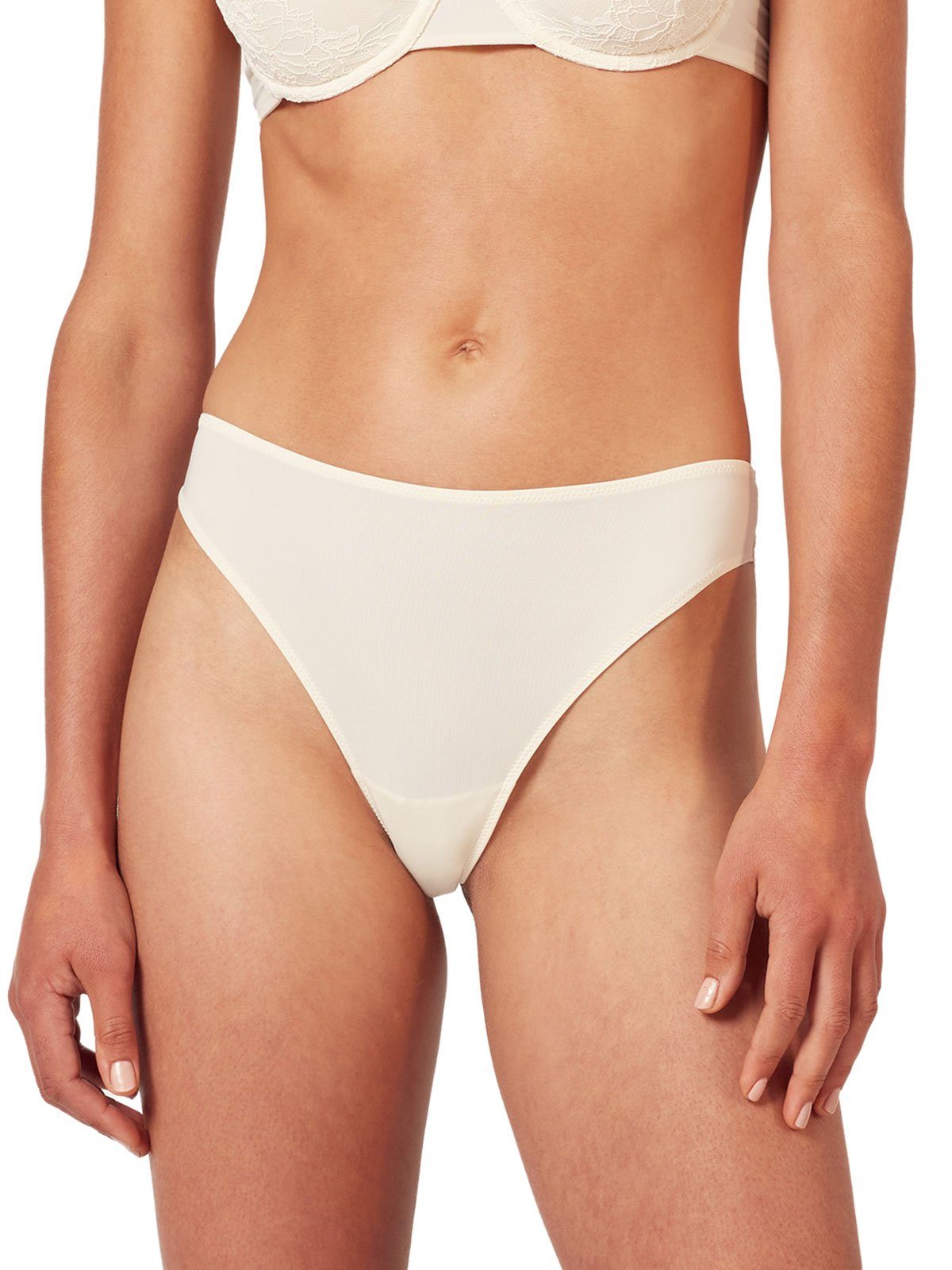 String Damen String hautnah Soft Floral Micro