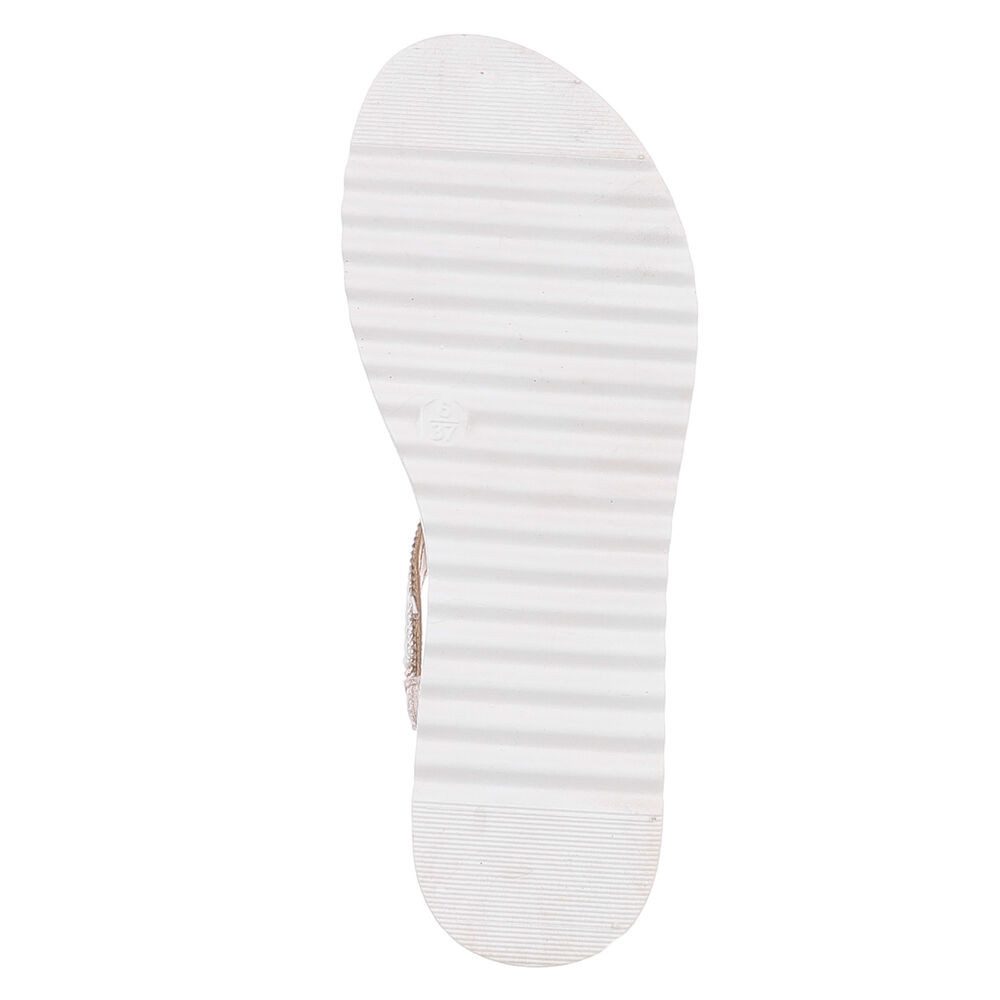 Ital-Design Bequeme Damen-Sandalen mit elegantem Design für den Sommer Riemchensandalette (89542530) Keilabsatz/Wedge Keilsandaletten in Beige