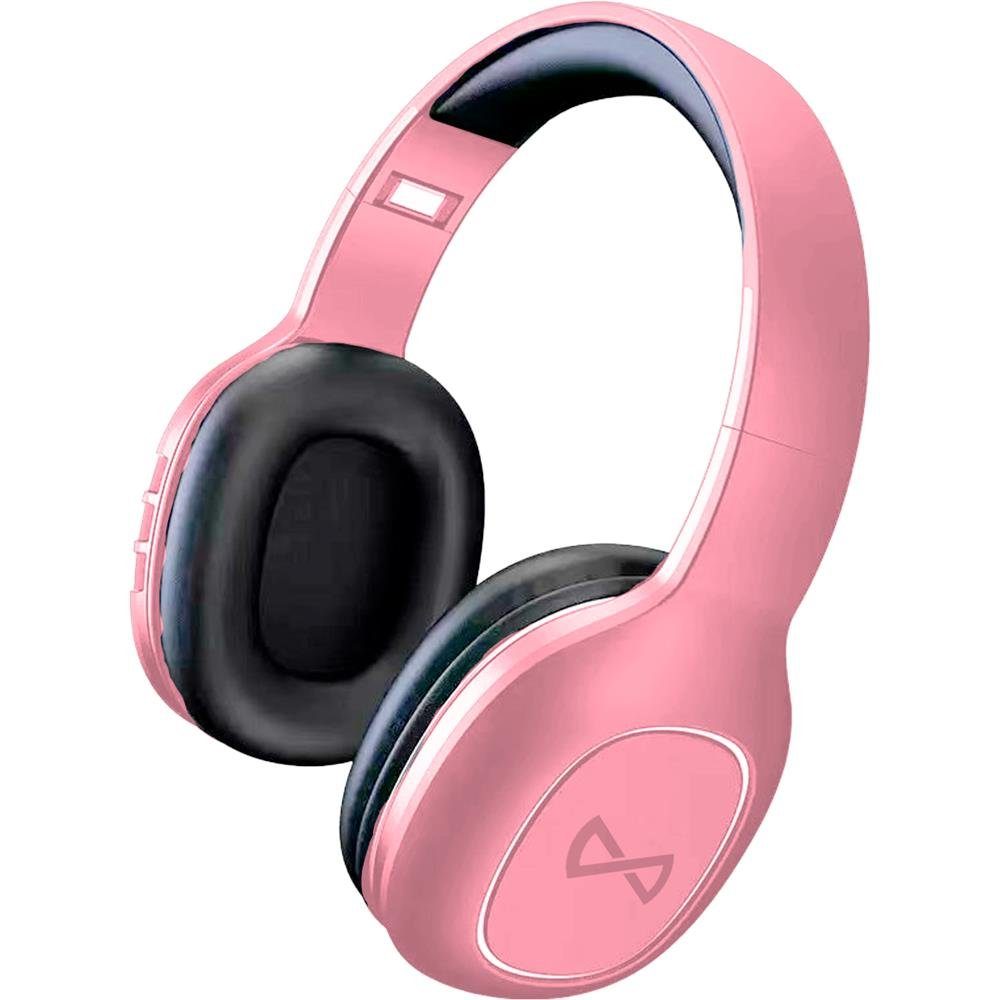 Kopfhörer Forever Wireless Pink BTH-505 On-Ear kabellose On-Ear-Kopfhörer Headset MUSSIO