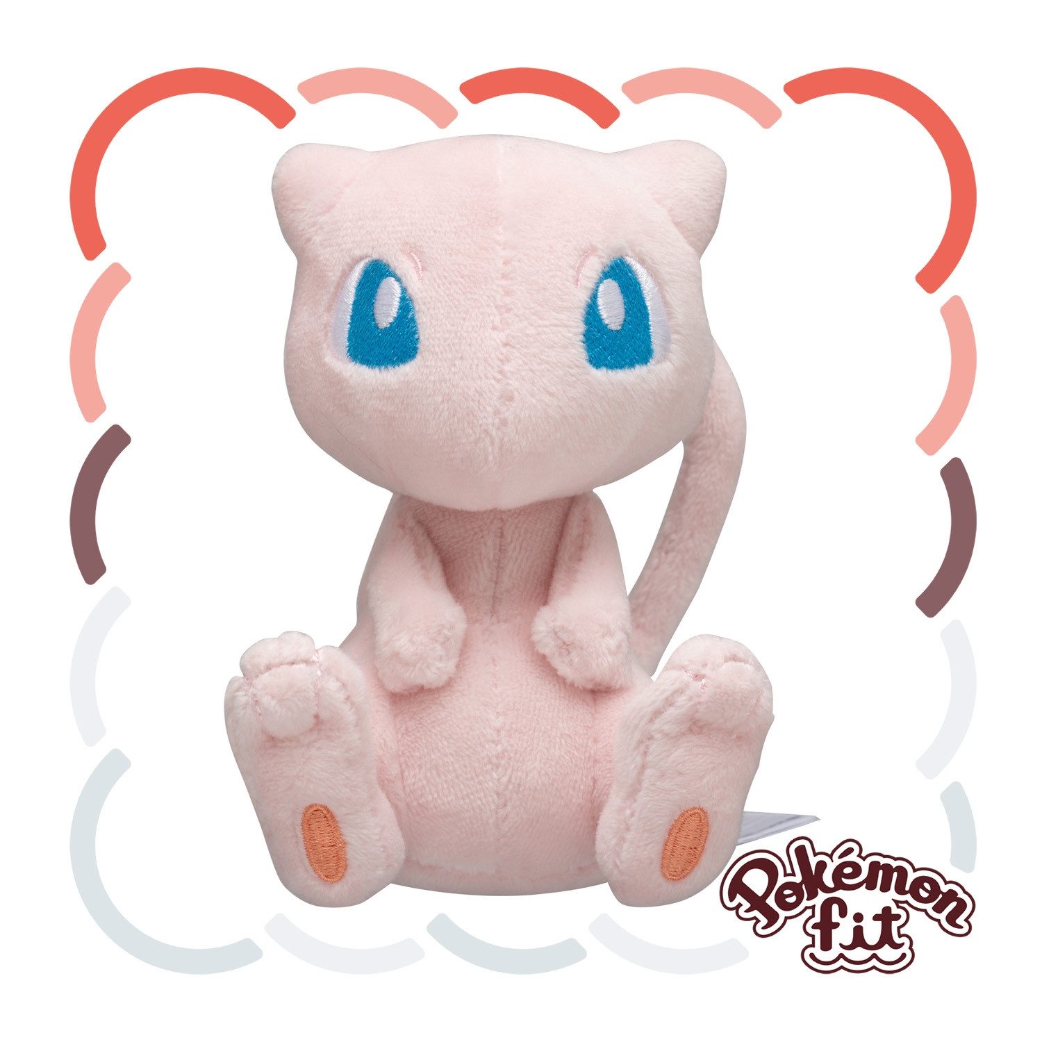 Pokémon Center Plüschfigur Pokemon Mew Kuscheltier - 11 cm Plüschtier Mew