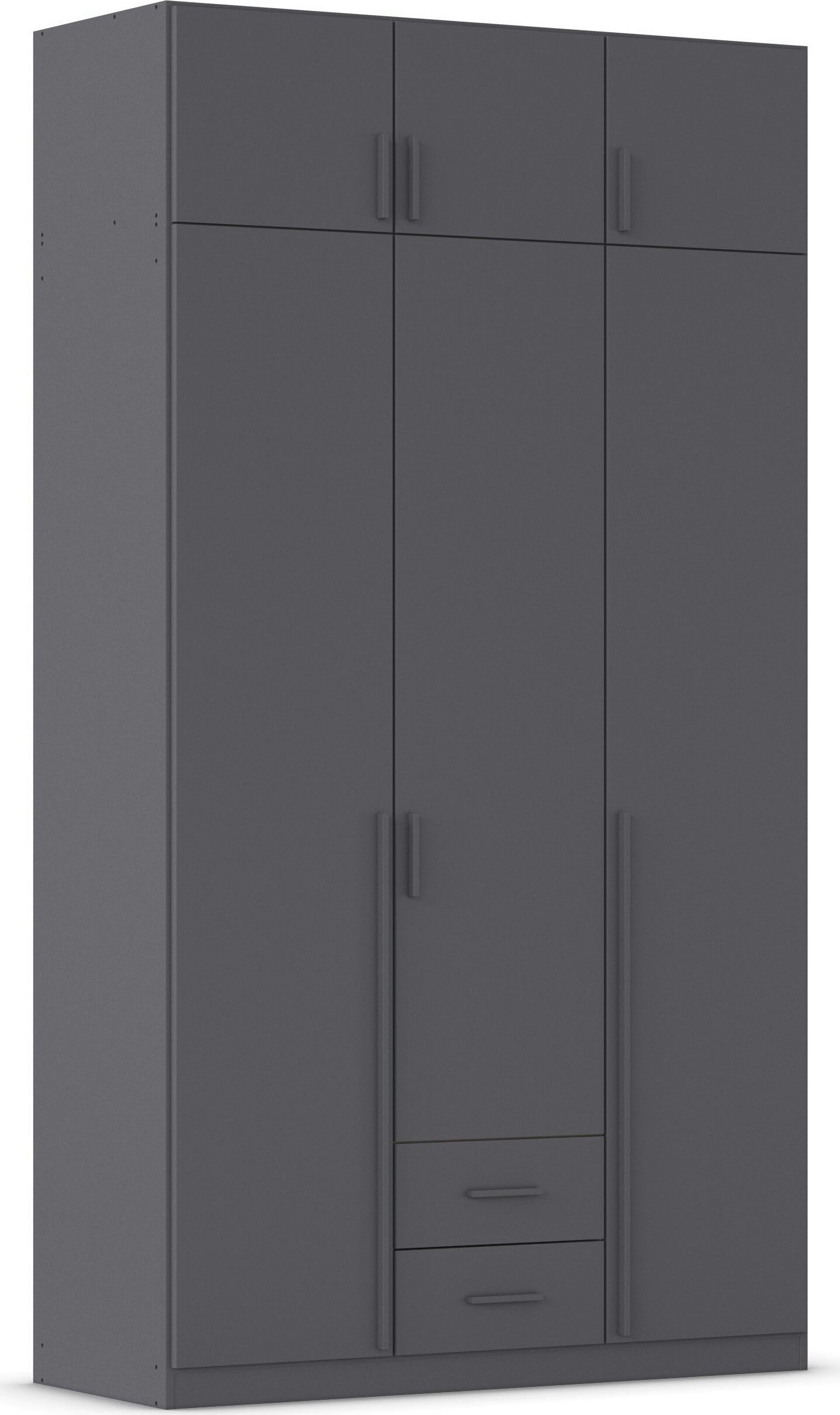 rauch Kleiderschrank Schrank Garderobe Wäscheschrank GAMMA in 4 Breiten 91-226 cm (3 verschiedene Ausstattungen BASIC/CLASSIC/PREMIUM (inkl. SOFT-CLOSE) mit Schubladen und Schrankaufsatz, schlichtes Design MADE IN GERMANY