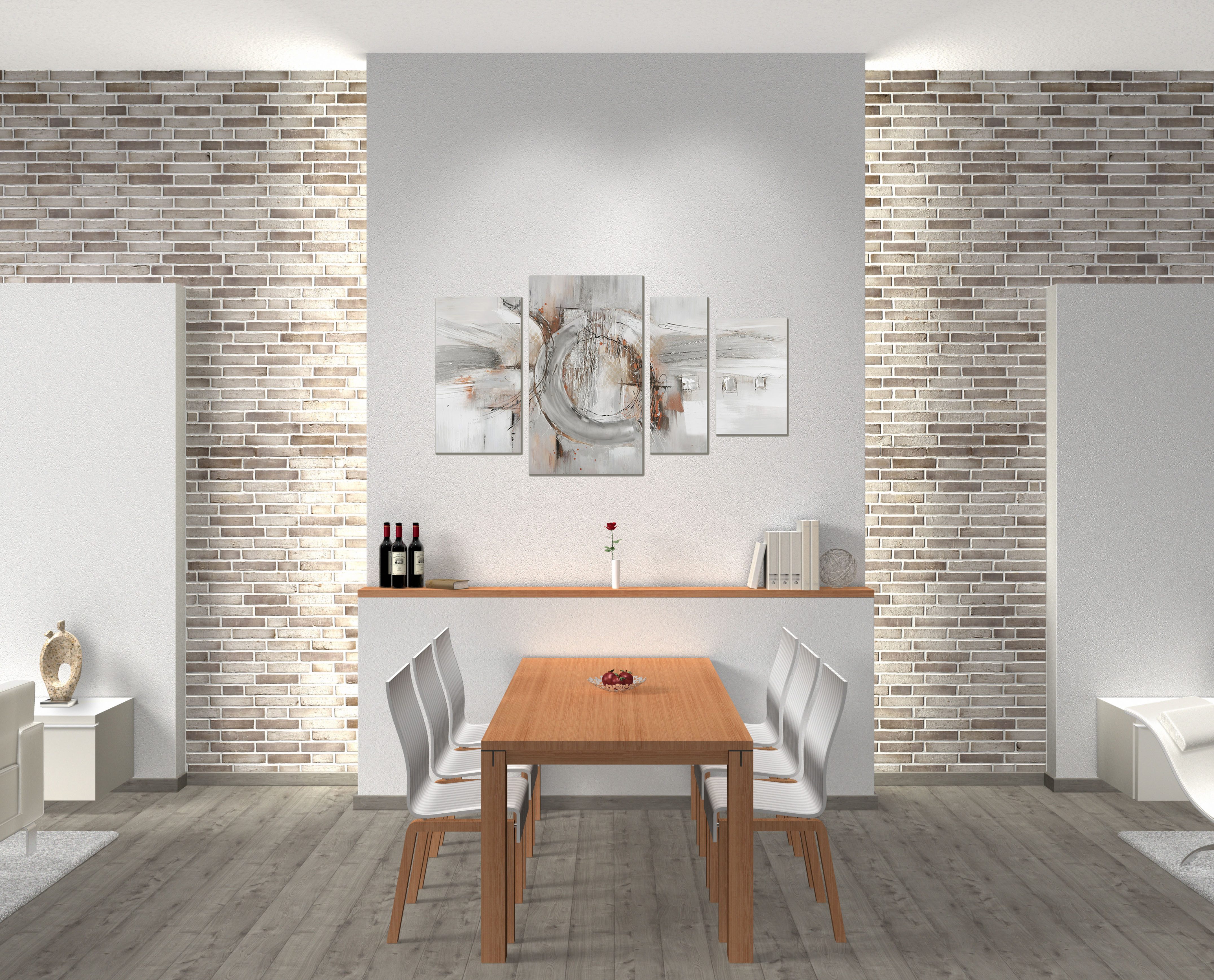 Bönninghoff Ölgemälde, Abstrakt, Abstrakte, Formen, Gemälde, Kunst (1 St), günstig online kaufen