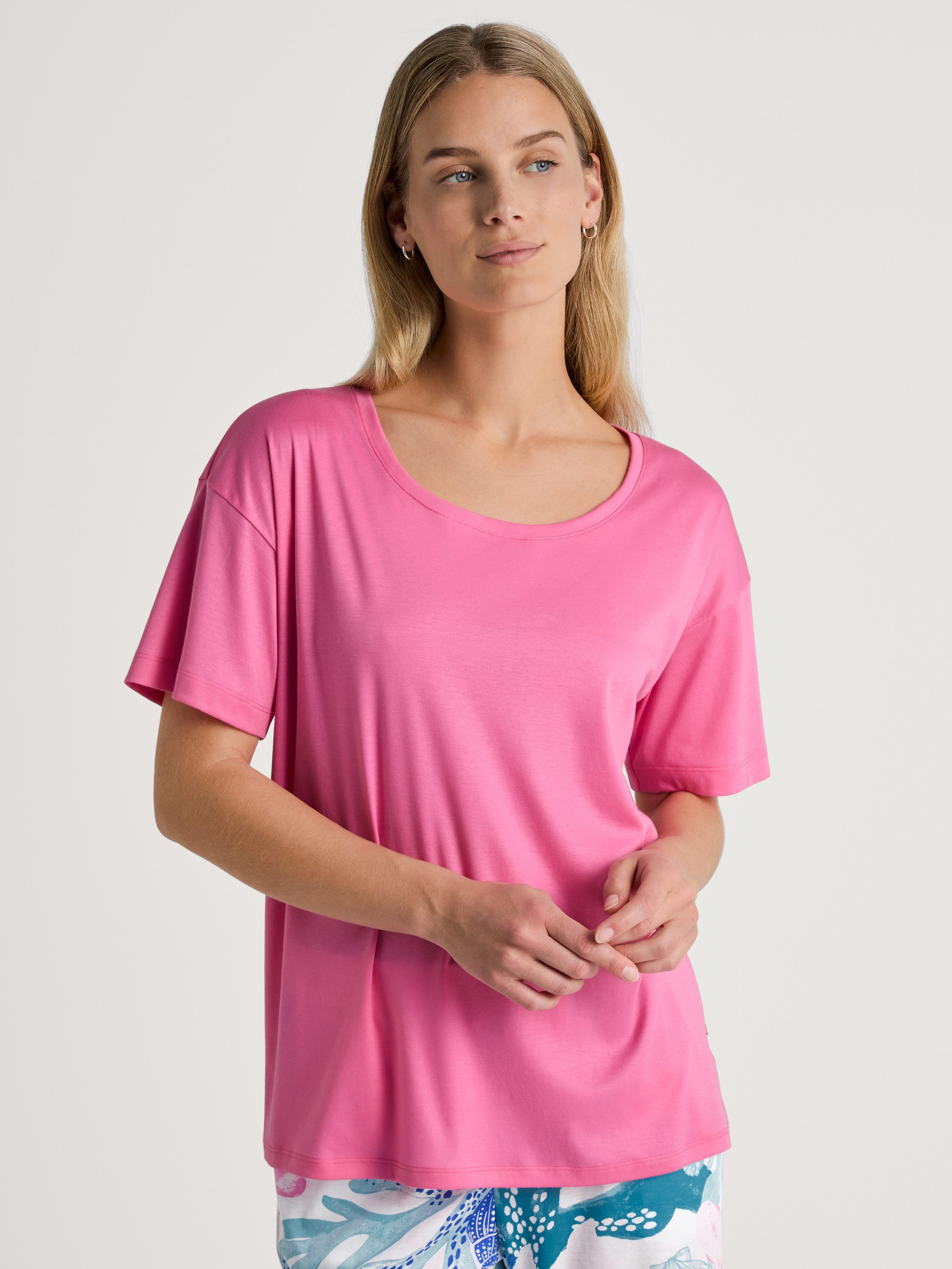 CALIDA Kurzarmshirt Favourites Exotica Damen (1-tlg) günstig online kaufen