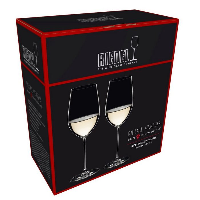 RIEDEL Glas Weinglas Veritas Riesling Zinfandel 2er Set Kristallglas ZN10105