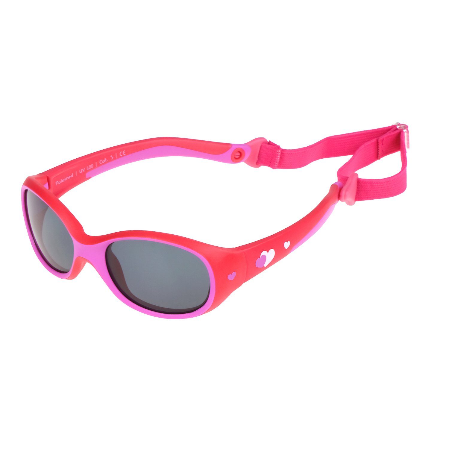 ActiveSol SUNGLASSES Sonnenbrille Kinder Sonnenbrille, Mädchen & Jungen, 2-6 Jahre, unzerstörbar Flexibel & Unzerstörbar Hearts