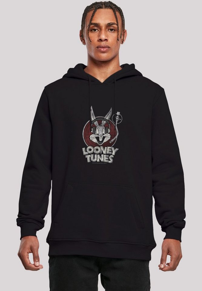 F4NT4STIC Sweatshirt Hoodie \'Looney Tunes Bugs Bunny\' Herren,Premium Merch ,Slim-Fit,Kapuzenpullover,Bedruckt, Verstellbare Kapuze und geräumige  Kängurutasche