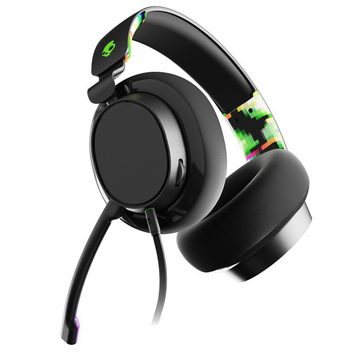 Skullcandy SLYR Xbox Gaming Wired Over-Ear Black Digi-Hype Gaming-Headset (Skullcandy Supreme Sound, Mute Button, Lautsträken-Rad für einfache Lautstärken-Anpassungen, Gepolstertes Headband, Multi-Plattform Konnektivität 3.5mm /PC Splitter, 2,4 Ghz)