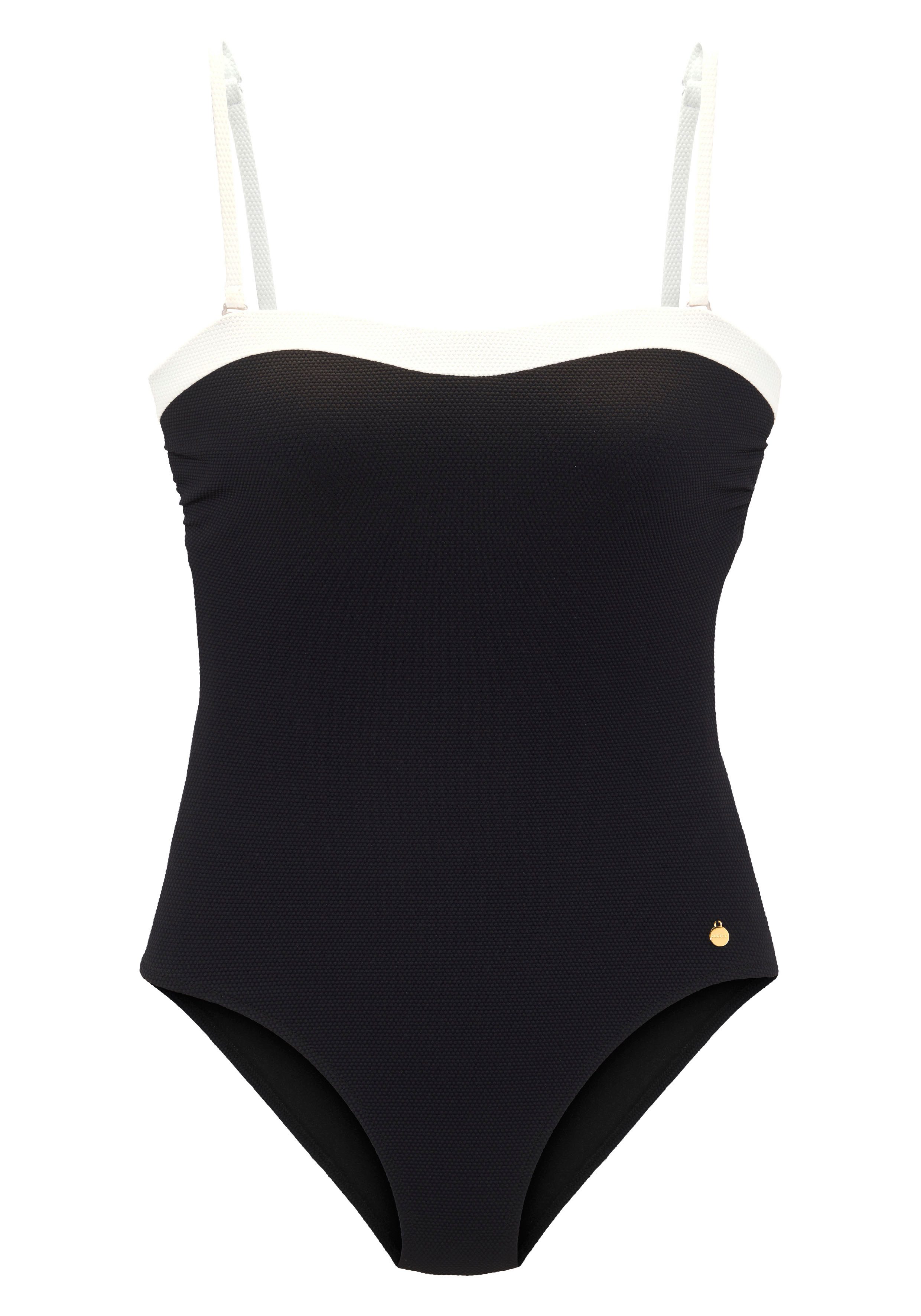 LASCANA Badeanzug Chic aus eleganter Strukturware