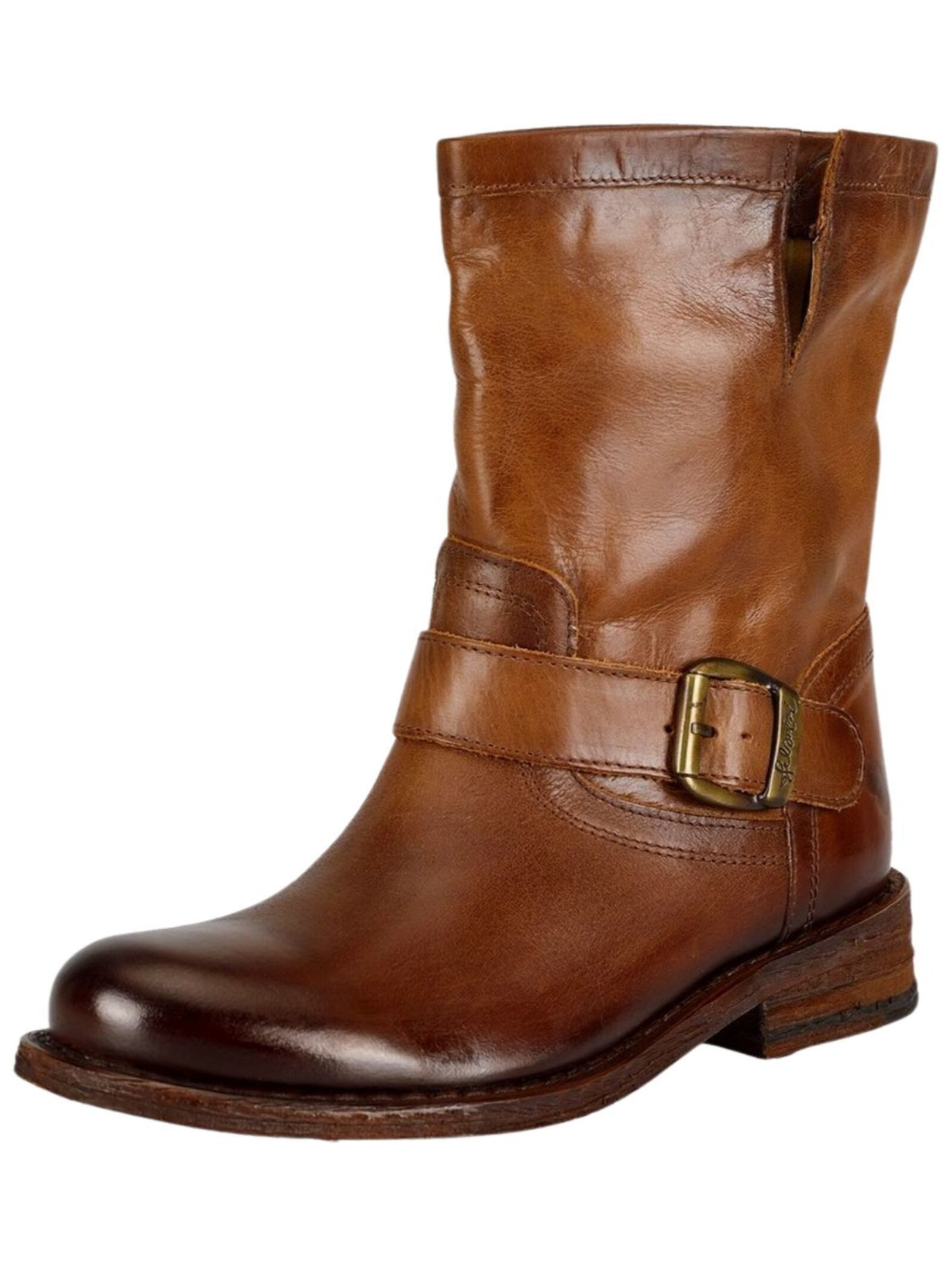 Felmini Stiefelette Leder Cowboy Stiefelette günstig online kaufen