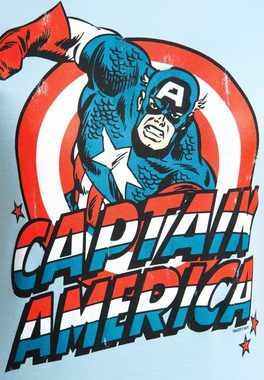 LOGOSHIRT T-Shirt Captain America mit lizenzierten Originaldesign