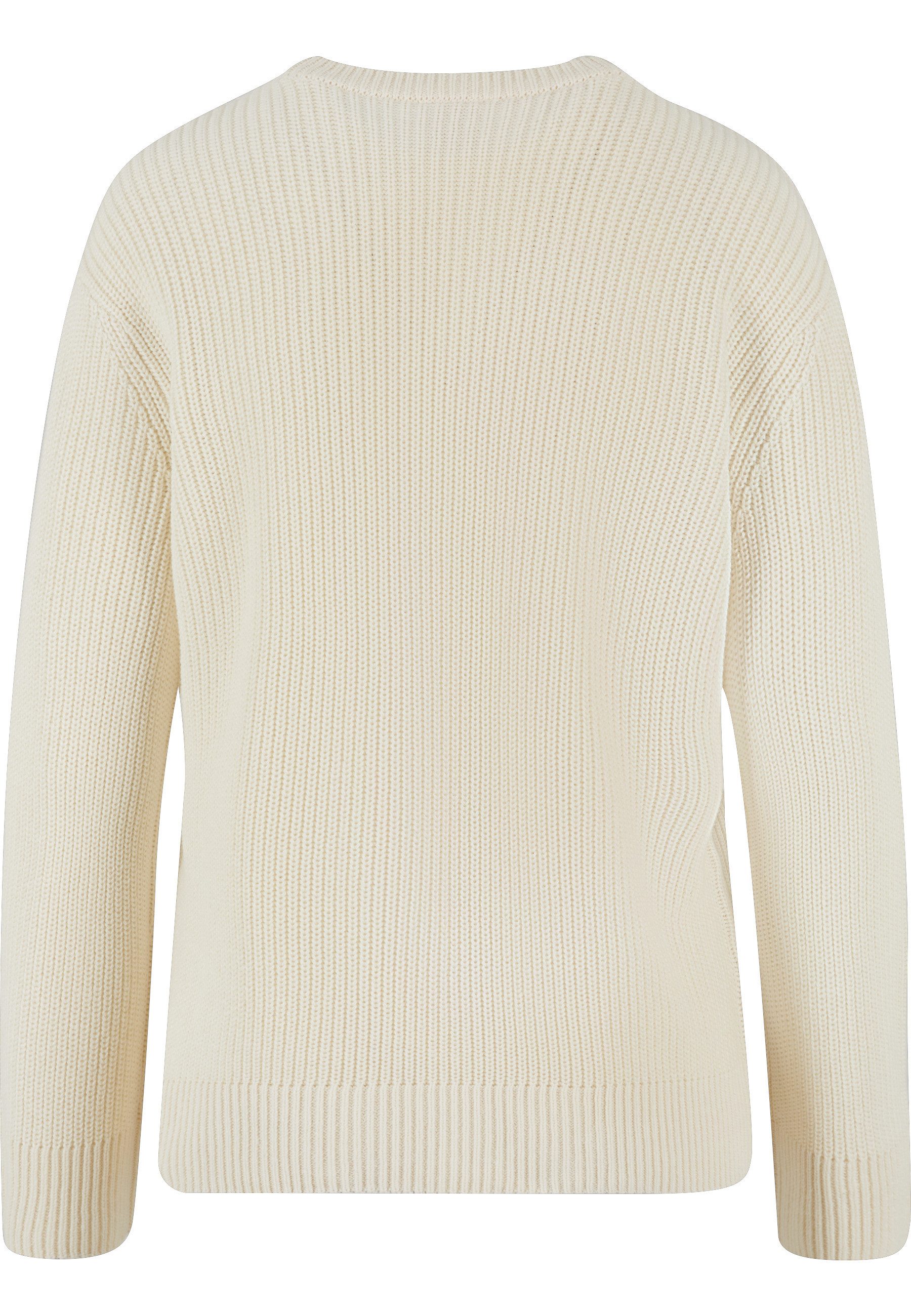 URBAN CLASSICS Fleecepullover Urban Classics Damen Ladies Rib Knit Sweater günstig online kaufen