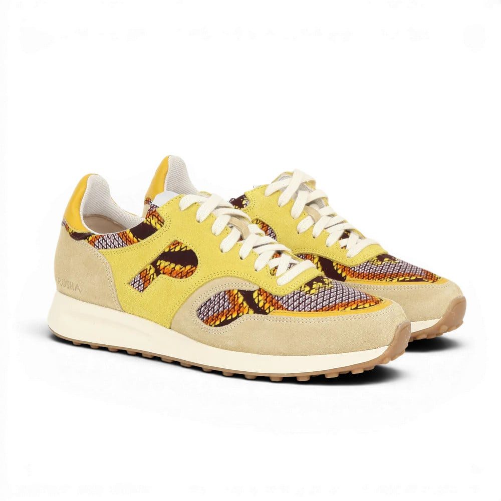 Panafrica Arusha Beige hellbraun/gelb Herren Sneaker