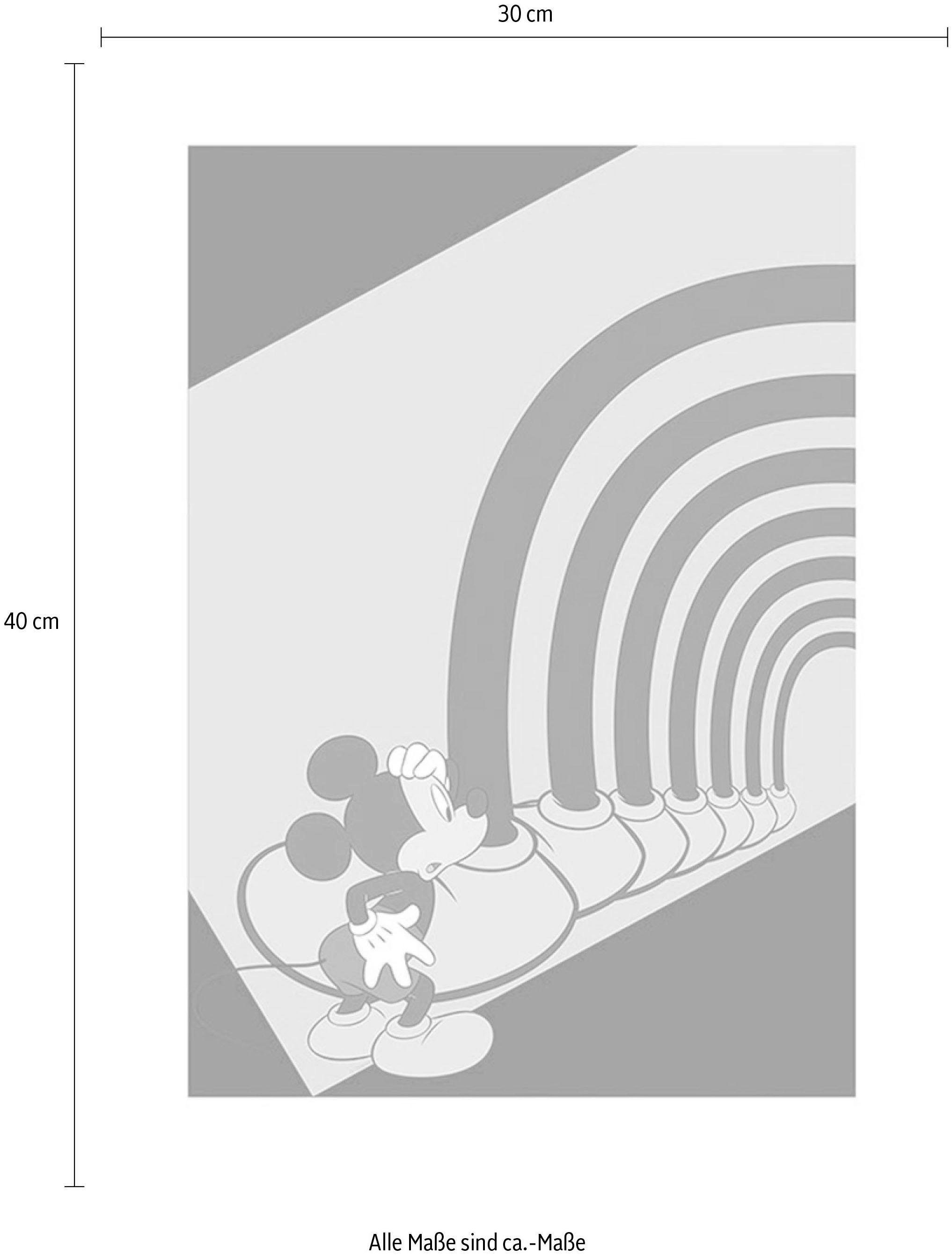 (1 Mickey Mouse St), Tunnel, Poster Wohnzimmer Komar Foot Kinderzimmer, Schlafzimmer, Disney