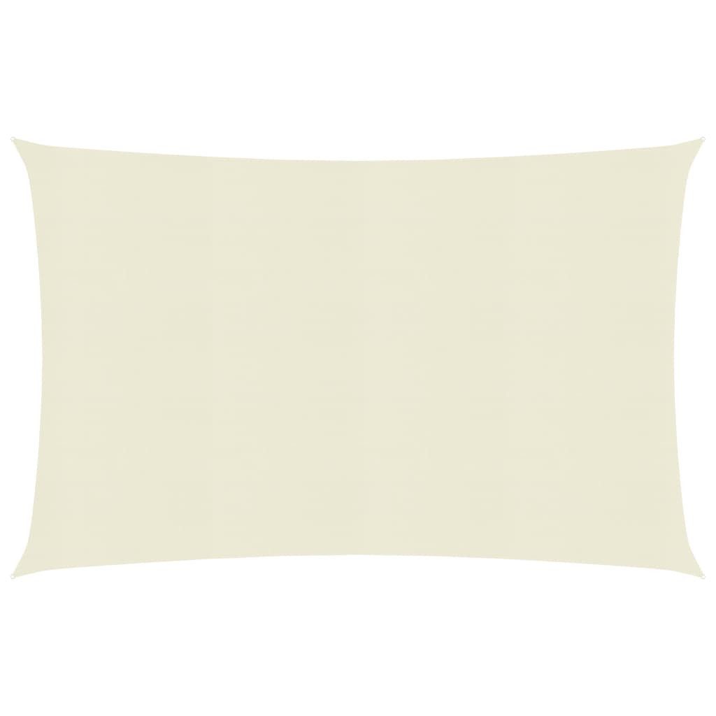 Sonnensegel Sonnensegel 160 gm² Creme 3x5 m HDPE Beschattung Rechteck