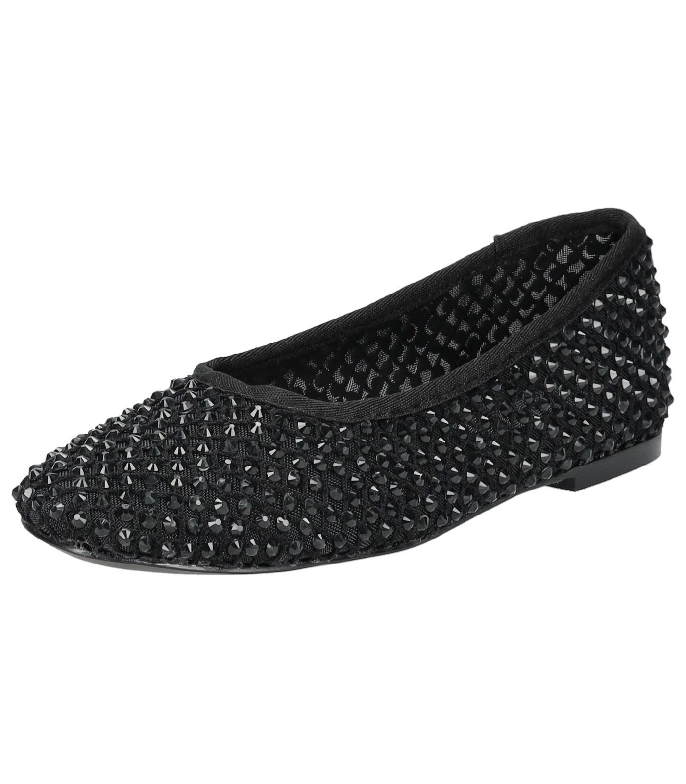 Steve Madden Ballerine Mino Donna – Scarpe Basse Nere In Pelle, Punta Tonda, Comfort E Stile, 38-39 EU